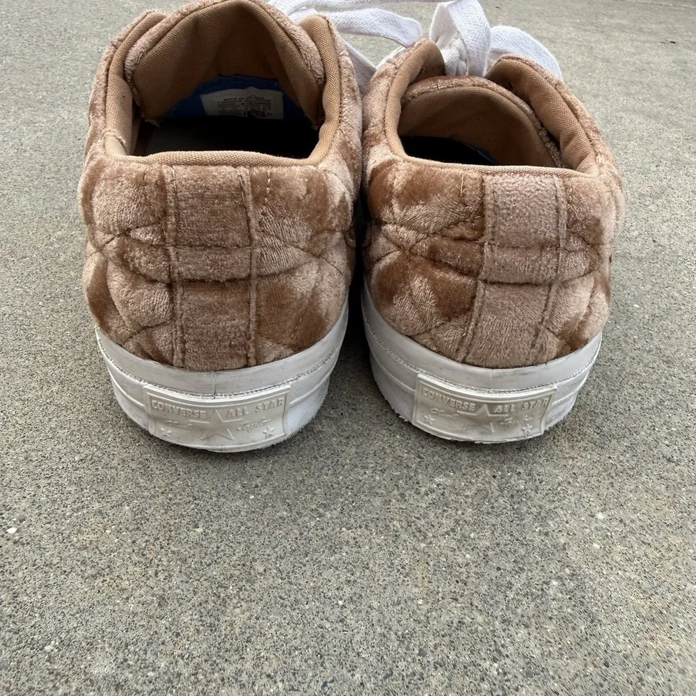 Converse Golf Le Fleur One Star Ox Velvet Sneaker Shoes Brown Suede Sz‎ M9/W11